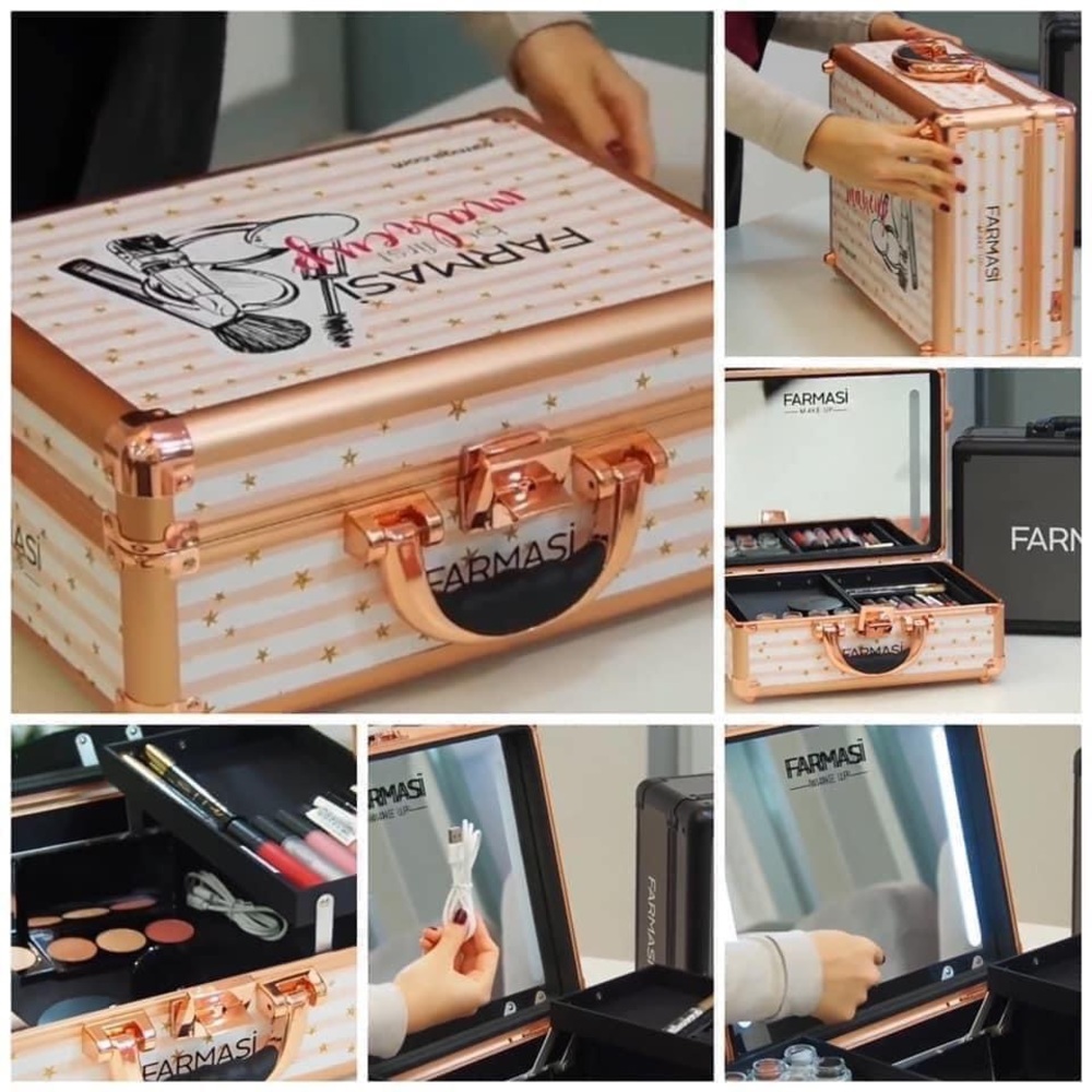 Farmasi makeup light mirror bag